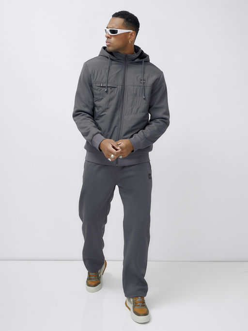 зимний с начесом !Спортивный костюм серого цвета - Mtforce фото 18