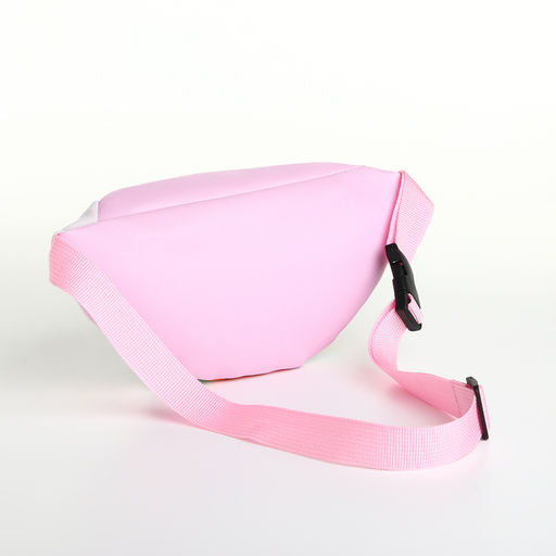 Сумка поясная «Друзья», для девочки, на молнии, розовая