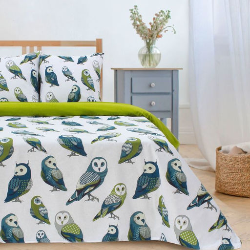 Постельное бельё Этель евро Совушки 200*217 см,240*220 см,70*70 см -2 шт  фото 3