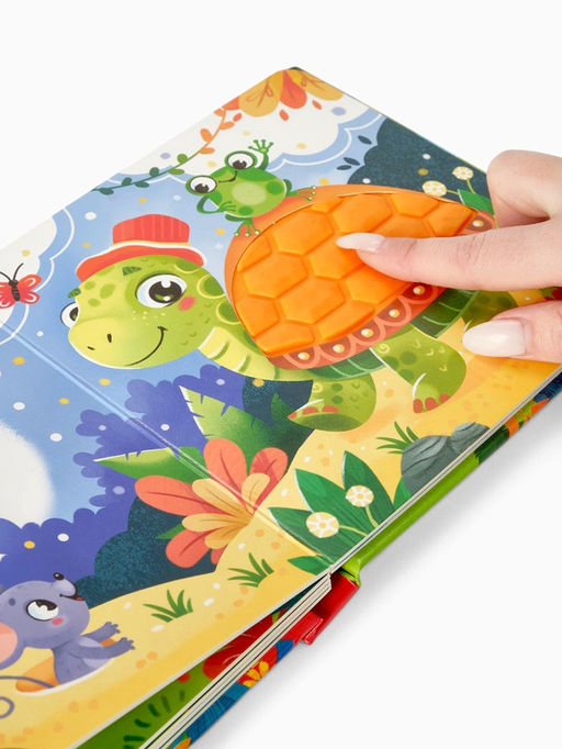 Книга детская тактильная «Зоопарк. Потрогай меня!», 12 стр., 7 вставок