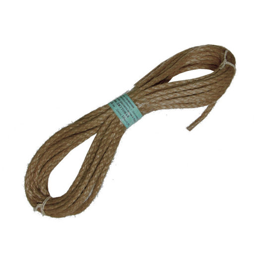 Веревка джутовая 3-прядная d6мм, 10м
