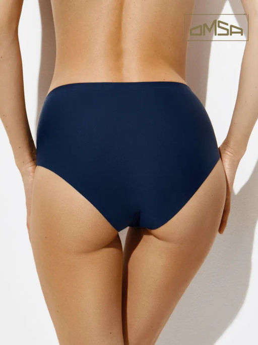 Трусы OmD 2231B Invisible Slip Maxi гладкая микроф., 86% Полиамид, 14% Эластан, 100% Ластовица Хлопок - BluNotte - Omsa фото 2