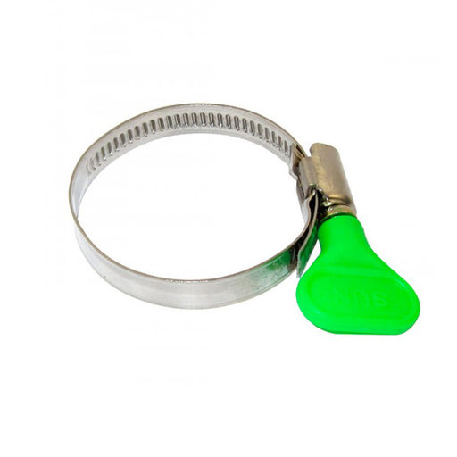 Хомут с бабочкой 12-22мм, нерж.сталь