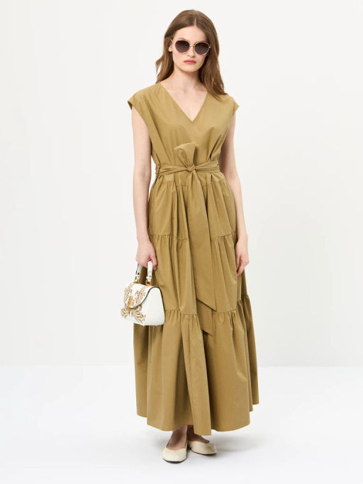 Сарафан женский 12521-35150 khaki - Eleganzza фото 4