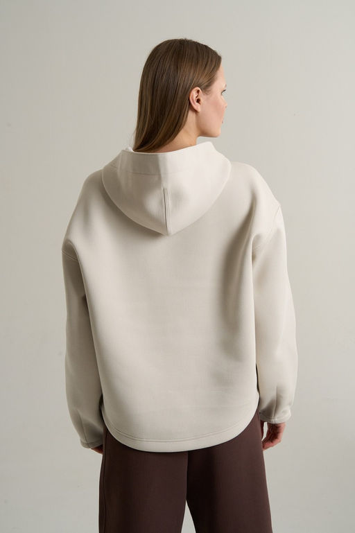 Толстовка на молнии Бежевый ICONIC Knit Track Top - Anta фото 4