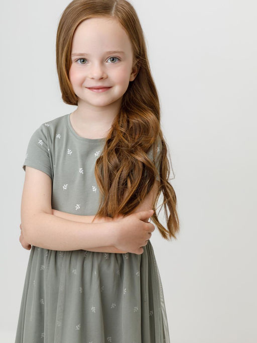 КР 5961/хаки 6206 Н070.1 к663 платье для дев