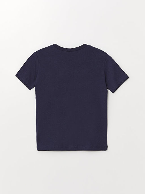 Bisiklet Yaka K?sa Kollu Bask?l? Erkek Bebek Ti??rt - Waikiki фото 2