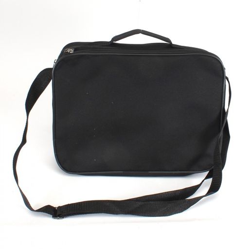 Сумка мужская текстиль LRS-Деловая (245.3) П-600, сорт 3, 2отд, плечевой ремень, черный SALE 242861 - Adelia фото 2