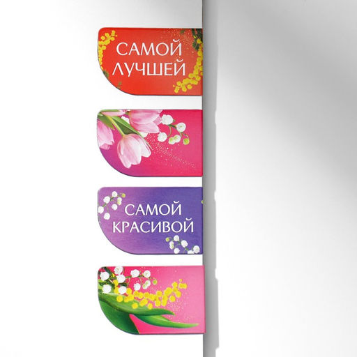 Набор в портфеле: ежедневник А5, магнитные закладки и ручка С 8 марта! Мечтай и удивляй!