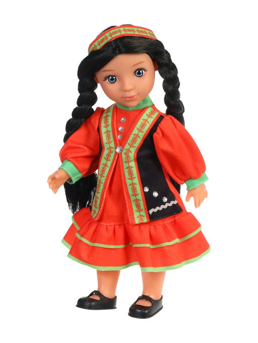 Кукла классическая «Любимая красавица» в башкирском костюме