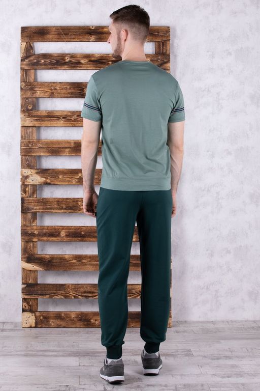 Брюки спортивные 
 3.MM112A-зелёный-тёмный