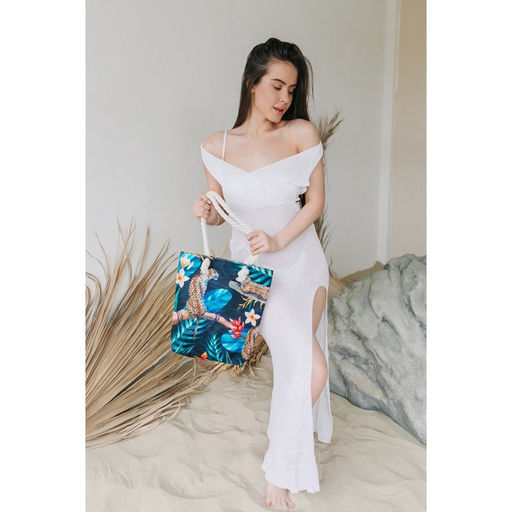 Сумка пляжная на молнии, цвет чёрный - Nazamok фото 10