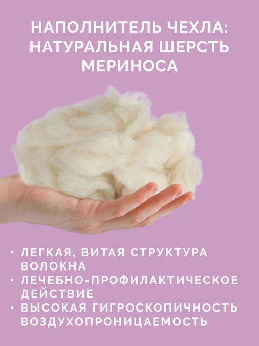 -35% Одеяло всесезонное 200х220 Золотое руно Premium - Ecotex фото 3