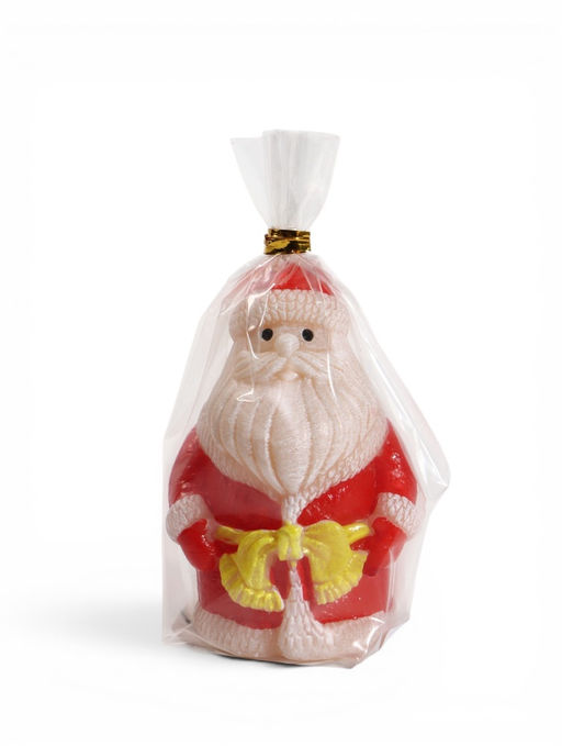 Цена за 2 шт. Свеча новогодняя "Игрушечный Санта" 5,4х4,7х8 см