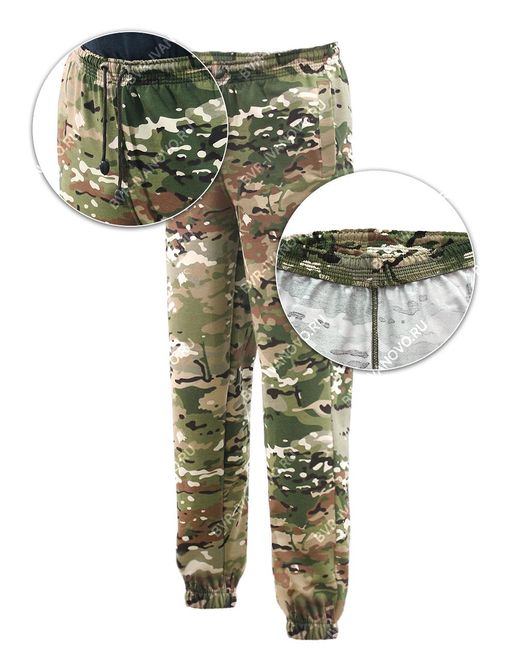 Трико мужское ТОРНАДО тк.Футер цв.Мультикам