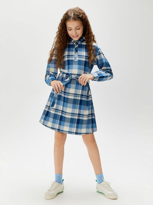 ACOOLA / Платье детское для девочек Domingo2 клетка  фото 2