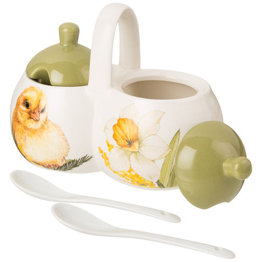 БАНКА 2 СЕКЦИИ AGNESS SUNDAY 17*10*13 СМ /2х250 МЛ  фото 3