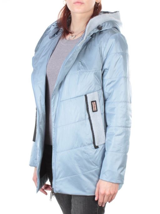 22-307 LT. BLUE Куртка демисезонная женская AKiDSEFRS (100 гр.синтепона) - Фабричный китай фото 7
