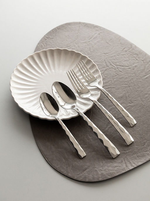 Набор столовых приборов 16 шт. серебро нержавеющая сталь