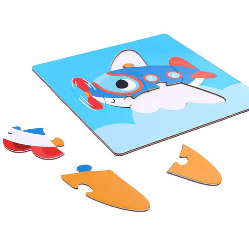 Пазл-сортер 4 в 1 Едем, летим, плывём - Puzzle time фото 3