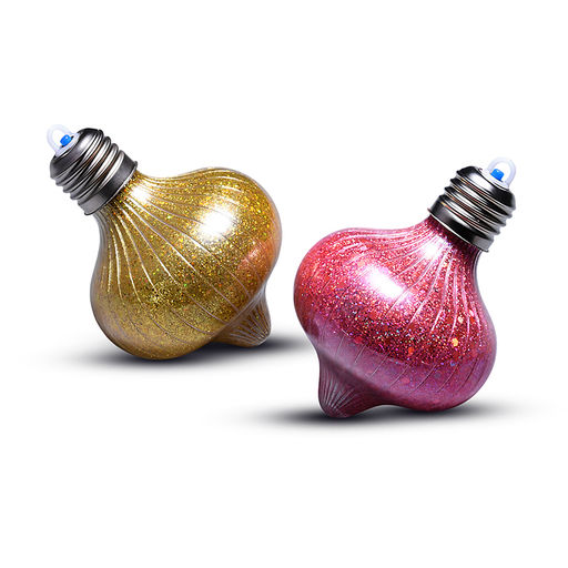 Набор новогодних украшений "Блестящий фонарик" (4шт х 10см)