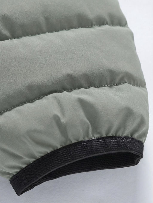 Куртка мужская удлинённая стёганая с капюшоном и графеновой подкладкой утеплитель тинсулейт