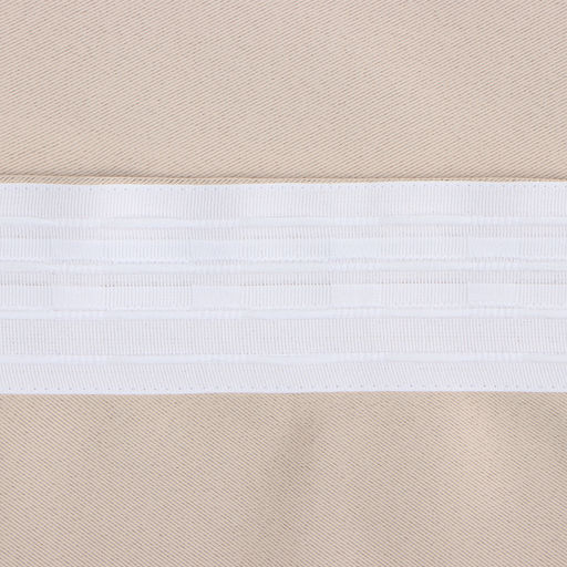 Штора портьерная Этель 130*300 см, цв.бежевый, блэкаут, пл. 240 г/м2