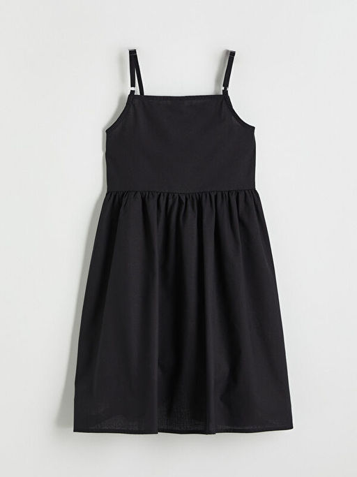 Kare Yaka K?z ?ocuk Elbise