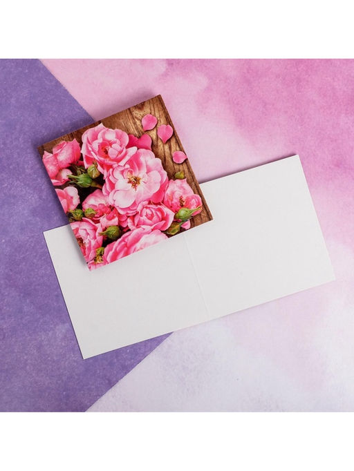 Цена за 20 шт. Мини–открытка «Цветочная доска», 7×7 см