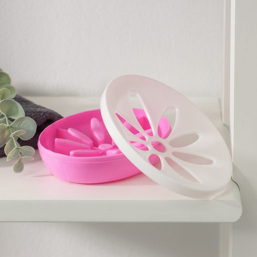 Мыльница пластиковая «Восход», 13×10×3 см, МИКС