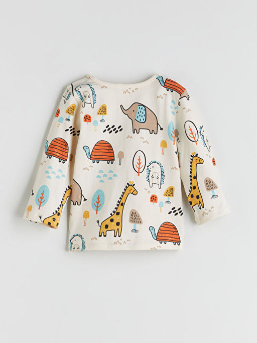 Bask?l? Erkek ?ocuk Pijama Tak?m
