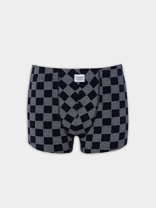 Цена за 2 штуки! Трусы боксеры мужские синие в клетку - Mark formelle фото 7