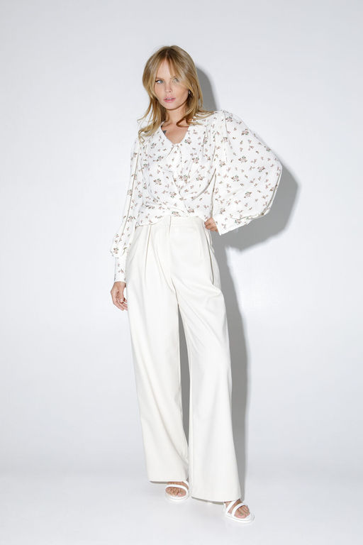 Блуза Pirs 5242 молочный фото 5