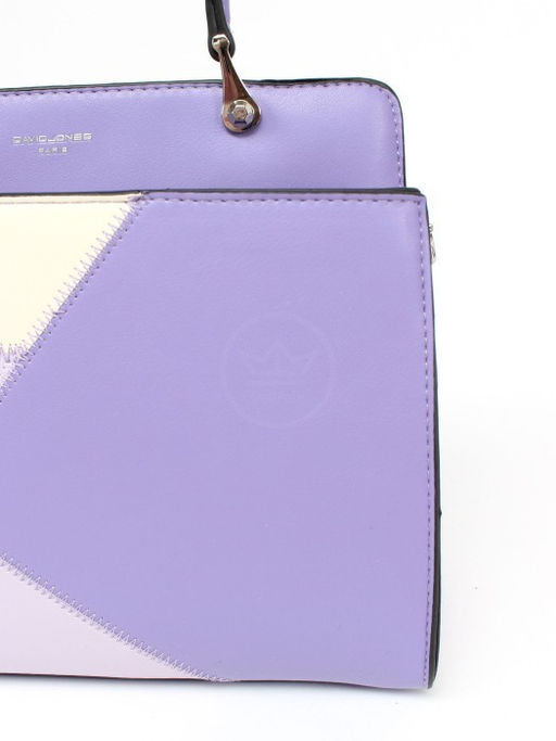 Сумка женская искусственная кожа DJ-CM 6969-L.PURPLE 2отд, плечевой ремень, сирень SALE 261495 - Adelia фото 9