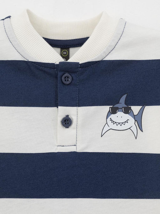 КР 6537/синий космос,полоска полукомбинезон (песочник) д/мал яс