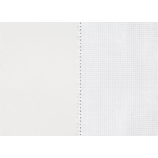 Бизнес-тетрадь А4 60л Attache Персия Фукс/Черн клет, 65г, греб, ВД-лак