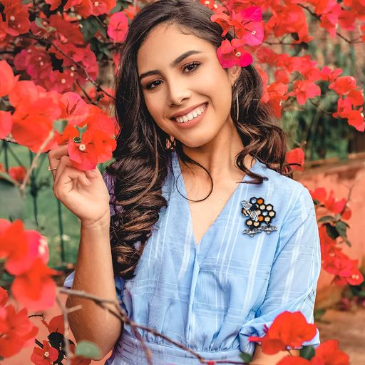 Брошь Пчелки на сотах - Orgalica фото 4