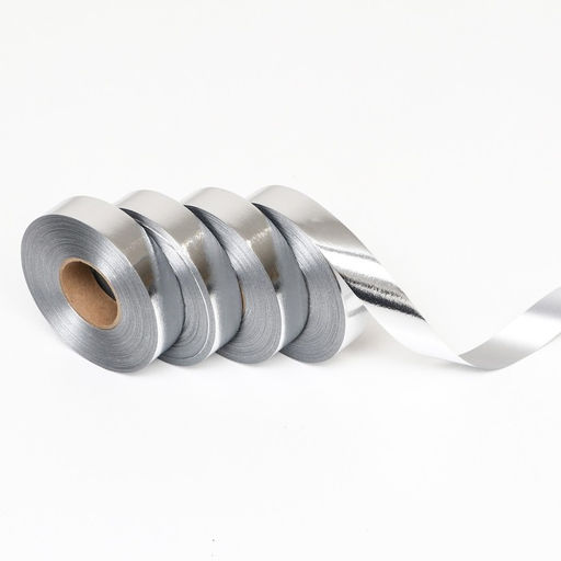 Цена за 4 шт. Лента металлизированная, серебряный, 2 х 45 м - Simaland фото 2