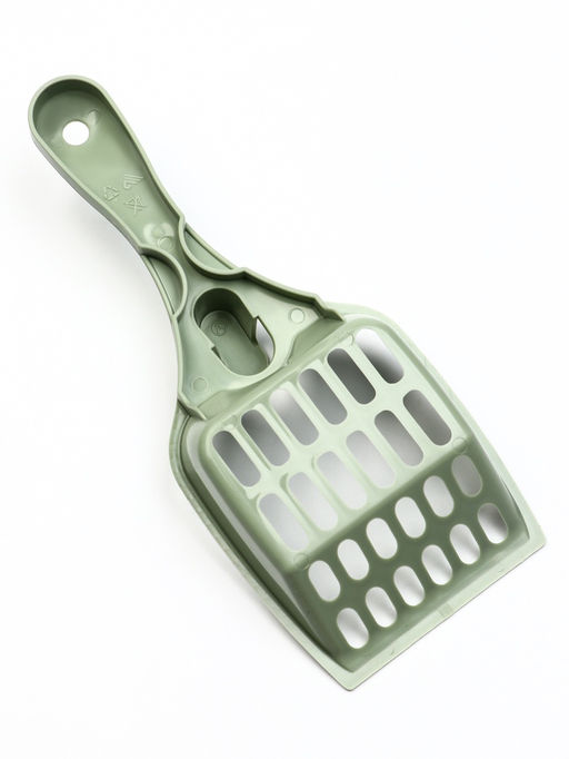 Цена за 4 шт. Совок для кошачьего туалета «Мур Мяу», 22.5×9.5×4 см, пластик, цвет фисташковый