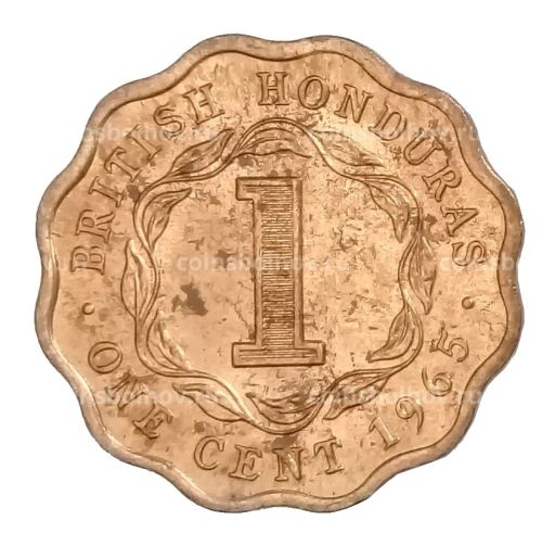 1 цент 1965 года Британский Гондурас (Белиз)