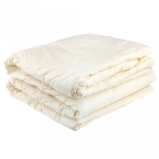 Одеяло Евро Макси "Жаккард" кремовый, легкое/летнее, 240х220см, наполнитель 200г/м2, файбер высшего сорта, чехол поплекс (пэ100%), стеганое, упак "Компакт" пакет ПВХ, еврослот, д25х55см/1,5кг, "Домашняя мода" (Россия)