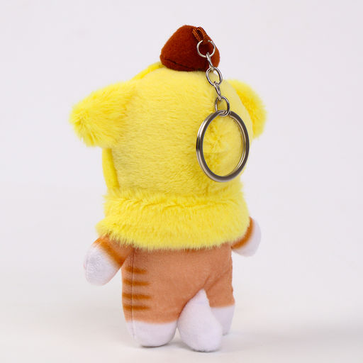 Брелок детский Котик в шапочке, мягкая игрушка, 12 см - Simaland фото 4