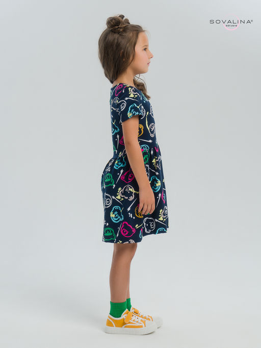 Платье Лето цветные мишки - Sovalina фото 13