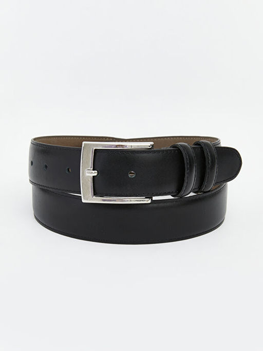 Deri G?r?n?ml? Erkek Kemer