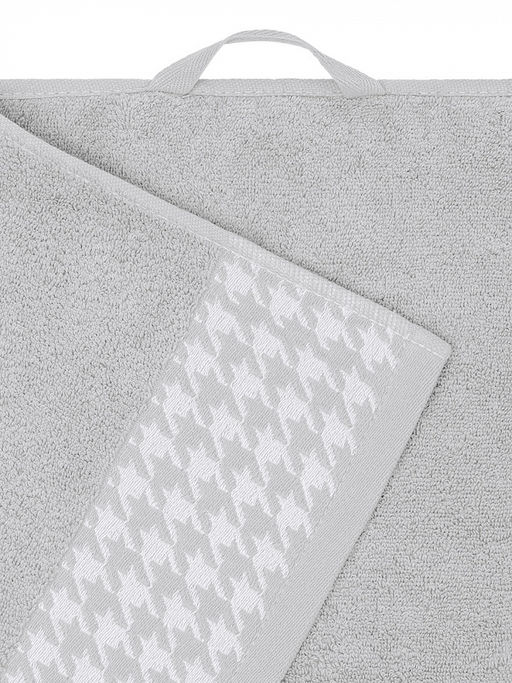 Полотенце для рук 35x70 серый махровая ткань