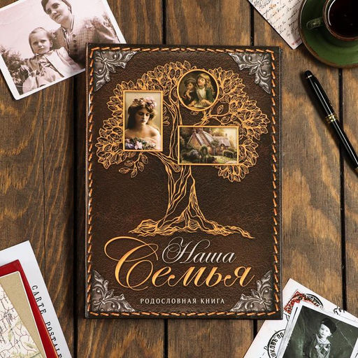 Родословная книга Наша Семья, 50 листов, 22 х 31 см