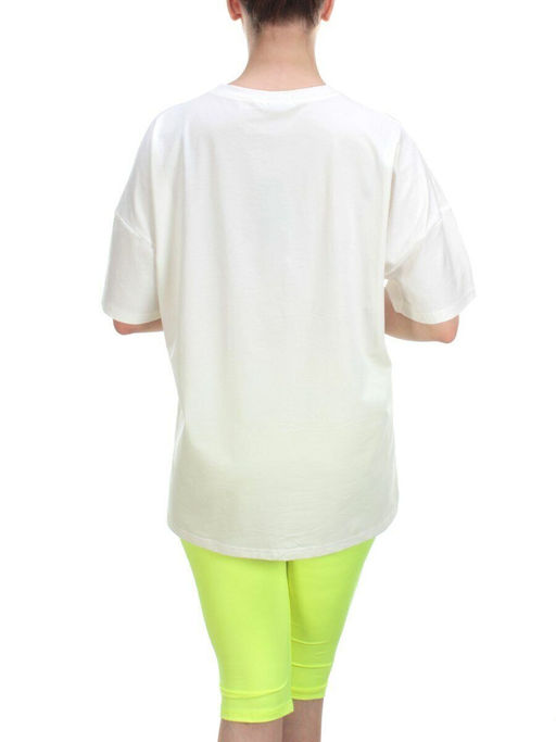 KD-862 WHITE/LIGHTGREEN Костюм-двойка женский 7986 TREND