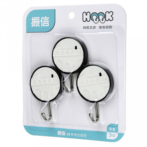 Крючок на липучке "Греция" металлический с пластмассовым основанием, 3 штуки 4,5х6,5х1,8см, в блистере, цвета в ассортименте: бежевый, мятный, сиреневый (Китай)