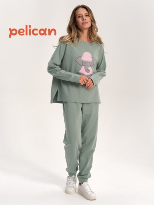 PELICAN, комплект женский, Светло-зеленый