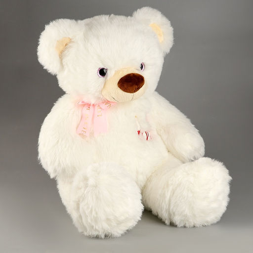 Мягкая игрушка «Медведь, я люблю тебя», 80 см, белая